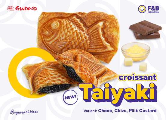 Croissant Taiyaki Gindaco:  Kue Keberuntungan Berbentuk Ikan yang Manis, Berlapis dan Buttery